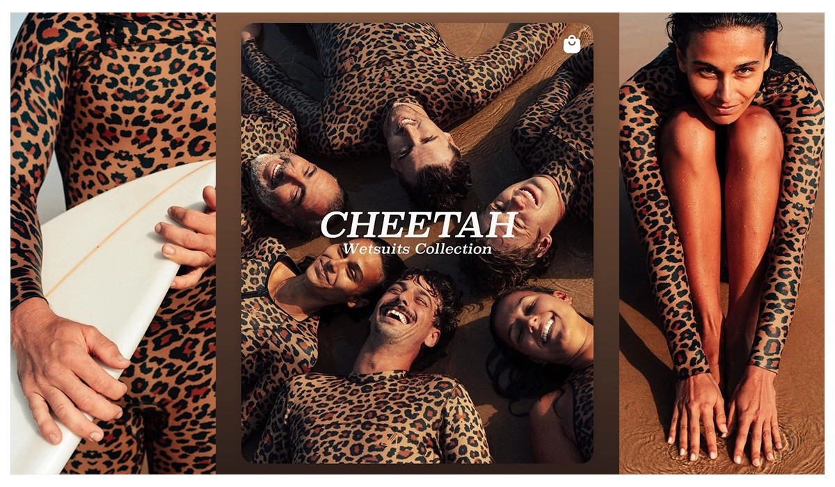 WETTY × MARCH LA.B : capsule Cheetah en néoprène ASAHI 1,5 mm – style rétro & performance